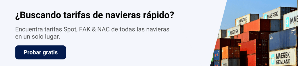 Buscando tarifas de navieras